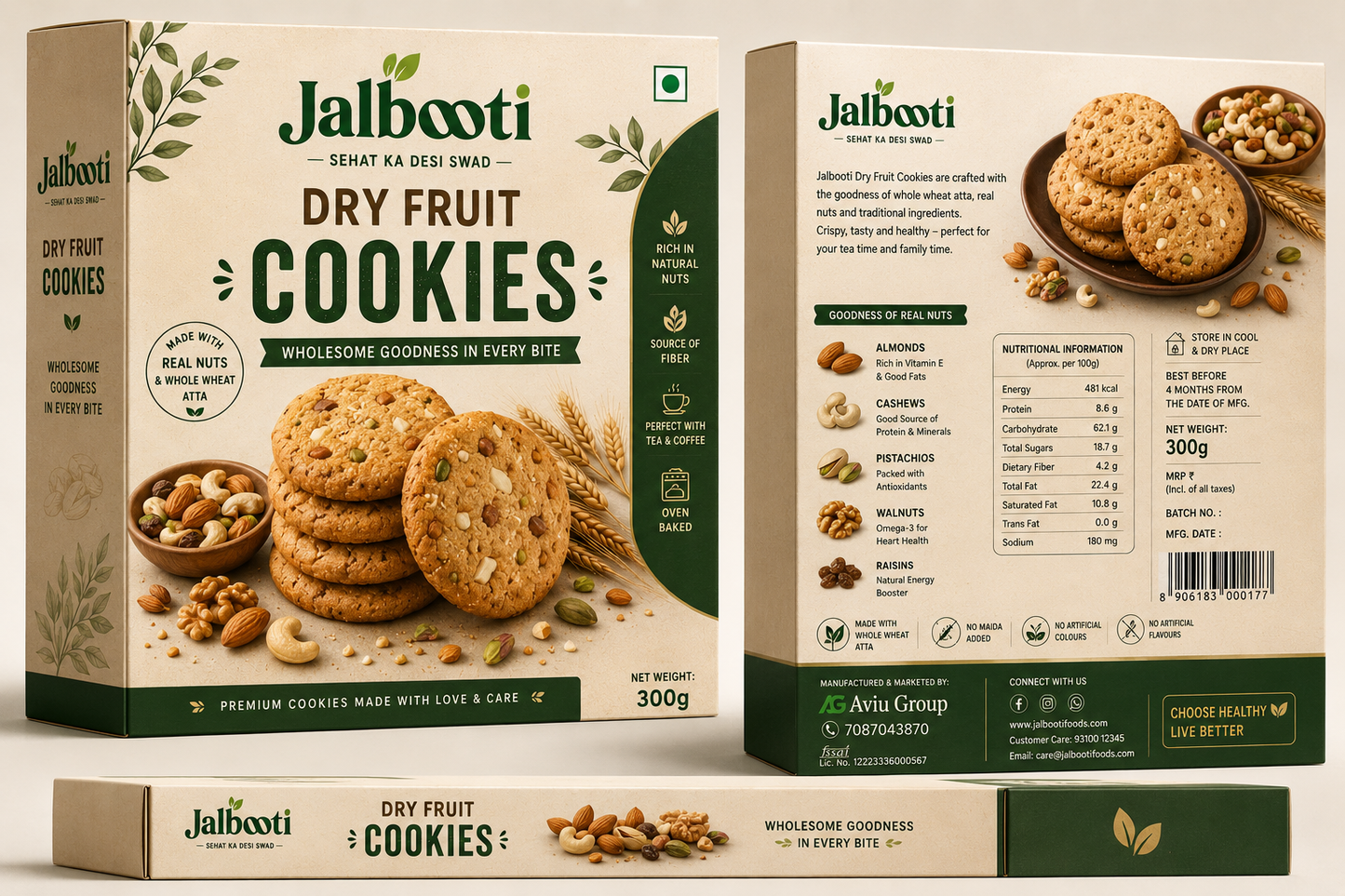 Dry Fruit Cookies