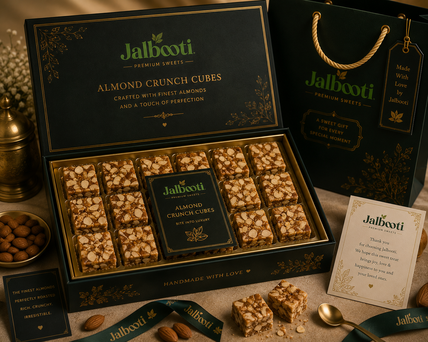 Almond Crunch Cubes