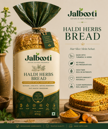 Haldi Herbs Bread