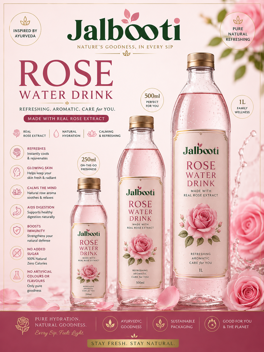 Rose Water Drink