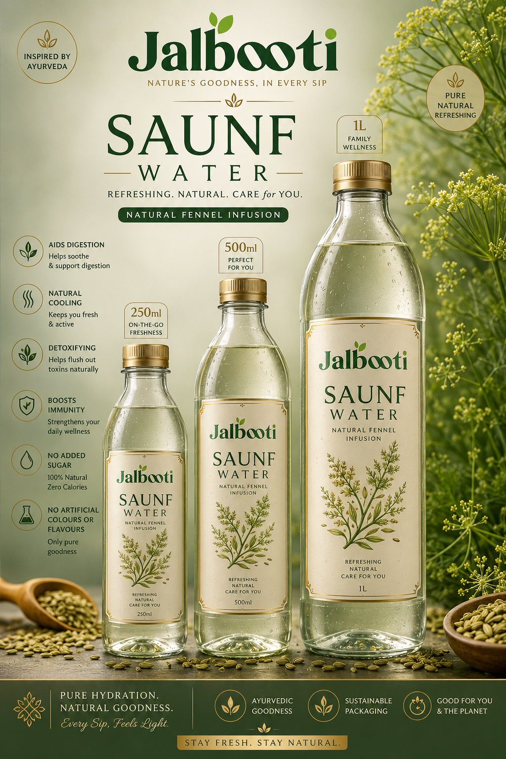 Saunf Water Drink
