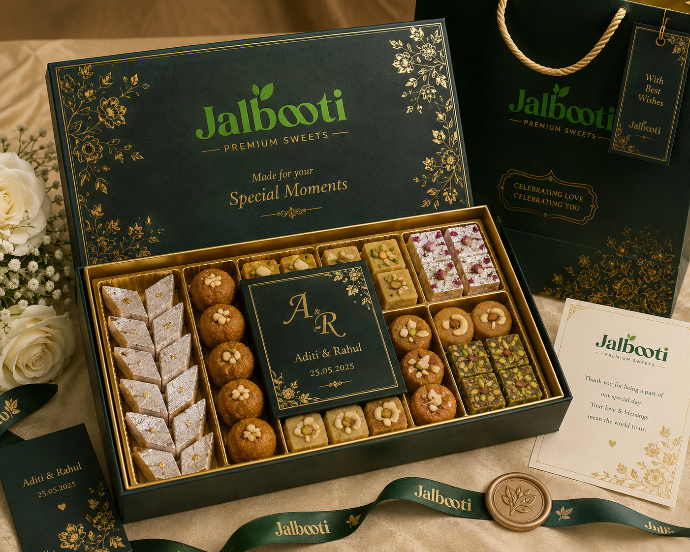 Customised Wedding Sweet Box